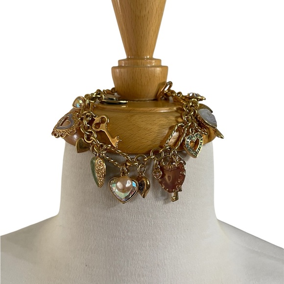 Kirks Folly Jewelry - Kirks Folly Key to My Heart Gold Charm Bracelet